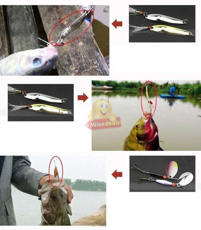 101 Piece Fishing Tackle Lure Bait Kit, comes in a transparent two-layer Box