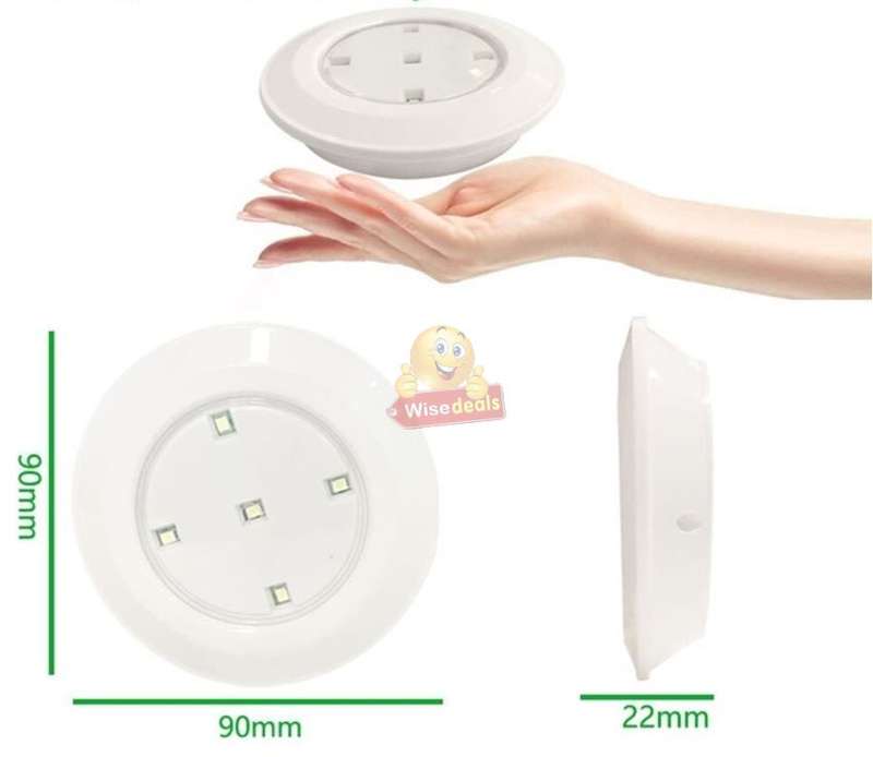 3 Piece Wireless, Adjustable, Multi-fnctional COB LED Light Set with Remote, Dimmer Control & Timer