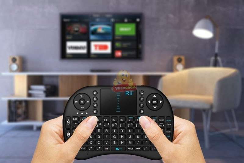 2.4GHz Wireless Keyboard with Touchpad with 360° Flip Design, Backlights, 92 Keys etc.