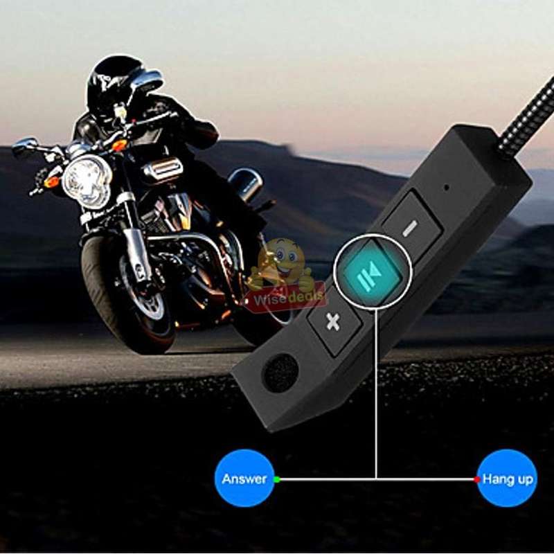 Wireless Bluetooth Headset designed for Motorcycle Riders with Voice Support