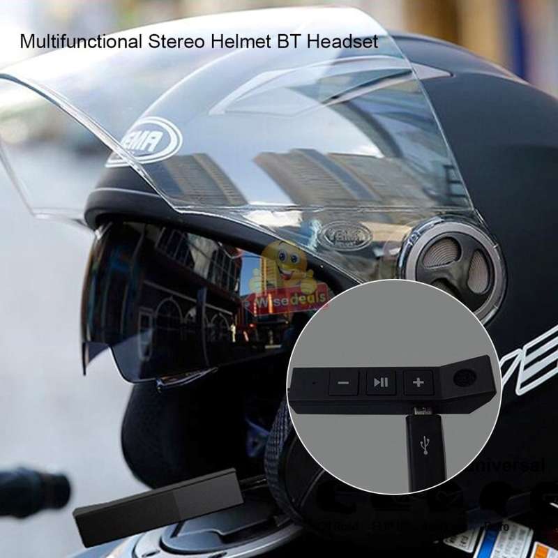 Wireless Bluetooth Headset designed for Motorcycle Riders with Voice Support