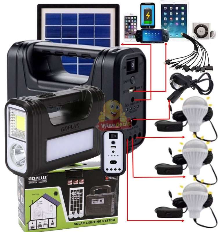 SOLAR Lights and Power System - Say goodbye to the dark times and use the power of the sun