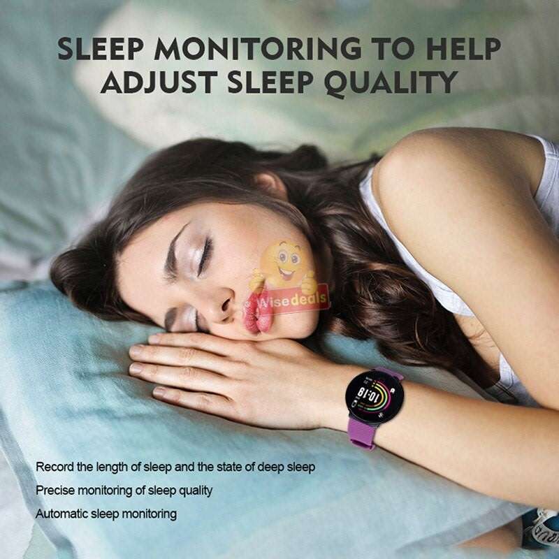 Bluetooth Fitness Tracker - Monitor Heart Rate, Blood Pressure, Blood Oxygen, Calorie, Distance