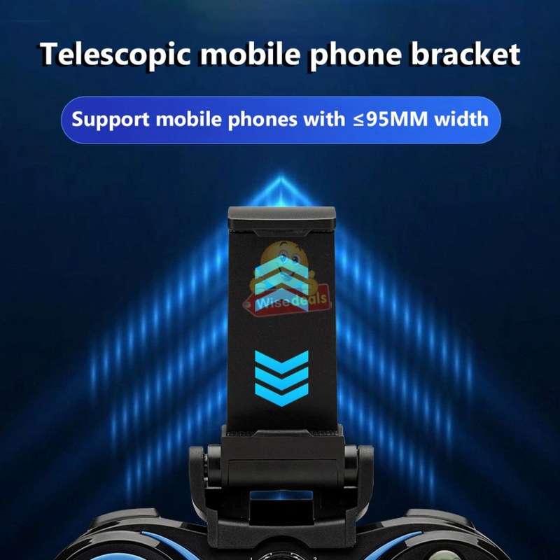 Wireless Bluetooth Mobile Game Controller, Android, IOS, Windows PC, Laptop, TV, No Third-party APP