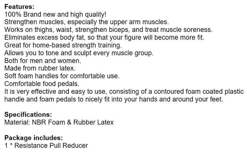 Muscle Strengthen Pull Reducer, very effective and easy to use for Arms, Legs, Thighs, Waist, Biceps