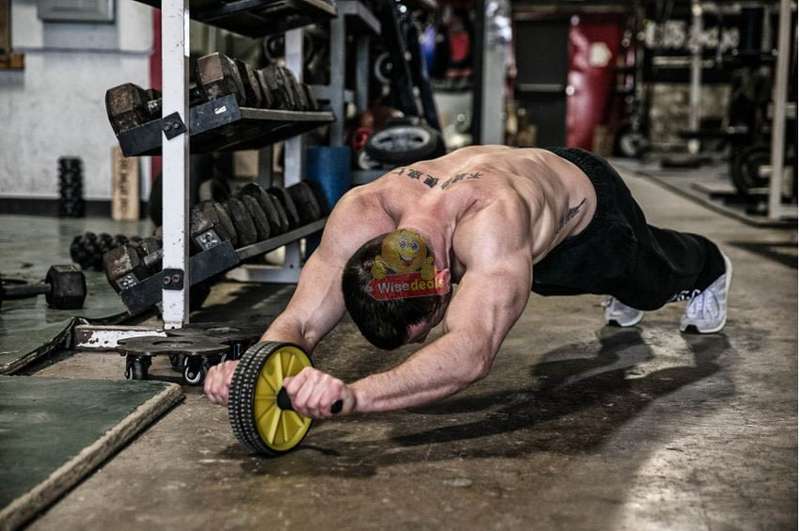AB Wheel Exerciser for a Full Body Workout! 10 Min Exercise can Consume up to 500 Calories