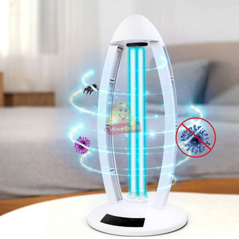 Large UV Disinfection Lamp, Sterilize, Remove Mites, Remove Odors, Remote & Timer Settings