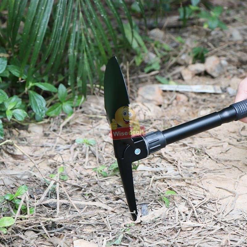 All in One Portable, Practical and Multi-functional Folding Shovel in a Convenient Carry Case
