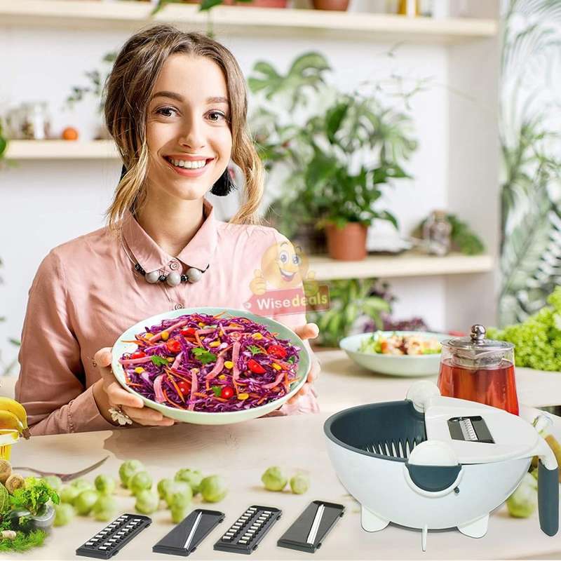 All-in-One Washing and Cutting Wet Basket for Vegetables and Fruits
