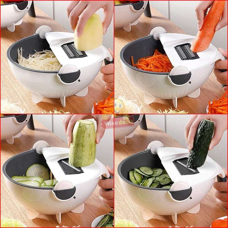 All-in-One Washing and Cutting Wet Basket for Vegetables and Fruits