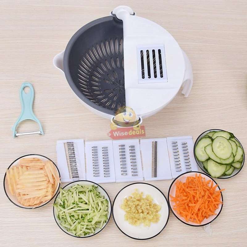 All-in-One Washing and Cutting Wet Basket for Vegetables and Fruits