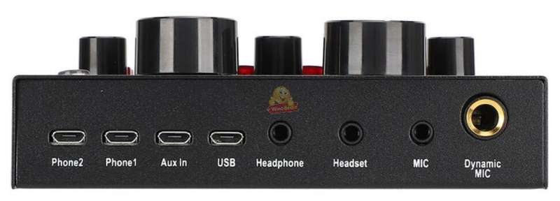 Rechargeable Bluetooth Live Sound Card, Various Electric Sound Effects, Support IOS & Android