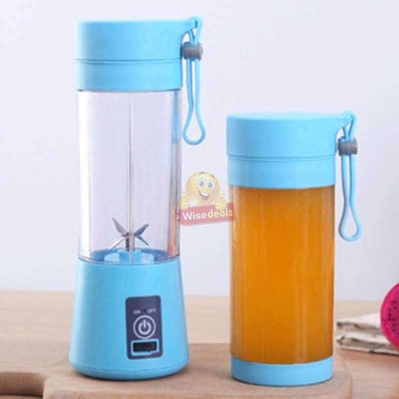 Portable Size Rechargeable USB Electric Fruit Juicer, Smoothie Maker & Blender