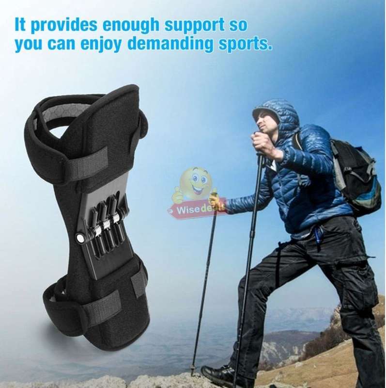 1 Pair Power Lift Joint Support Knee Braces & Immobilizer, No more Painful Knees and Joints