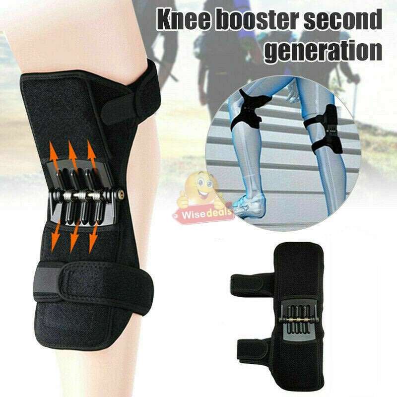 1 Pair Power Lift Joint Support Knee Braces & Immobilizer, No more Painful Knees and Joints