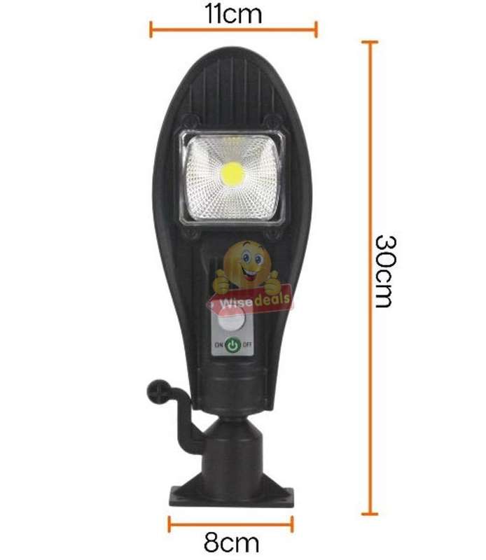 Solar Sensor Street Light, 100W - SEE NEW DELIVERY FEES