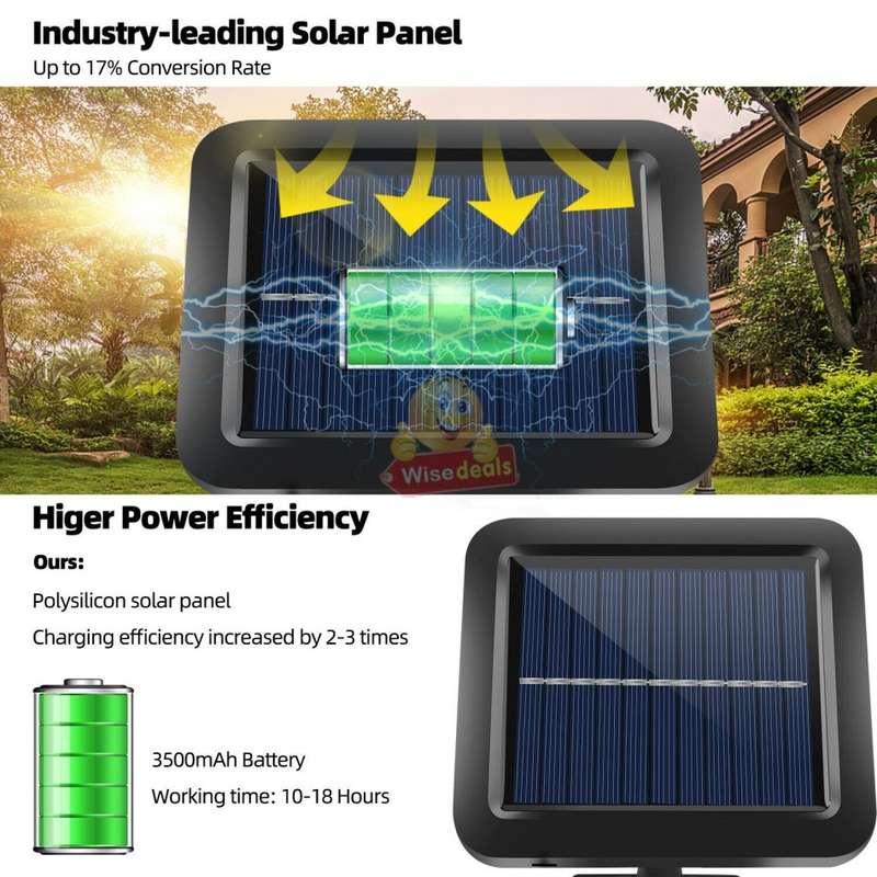 4 COB LED Multi functional SOLAR Energy Flood Light Kit with Remote Control
