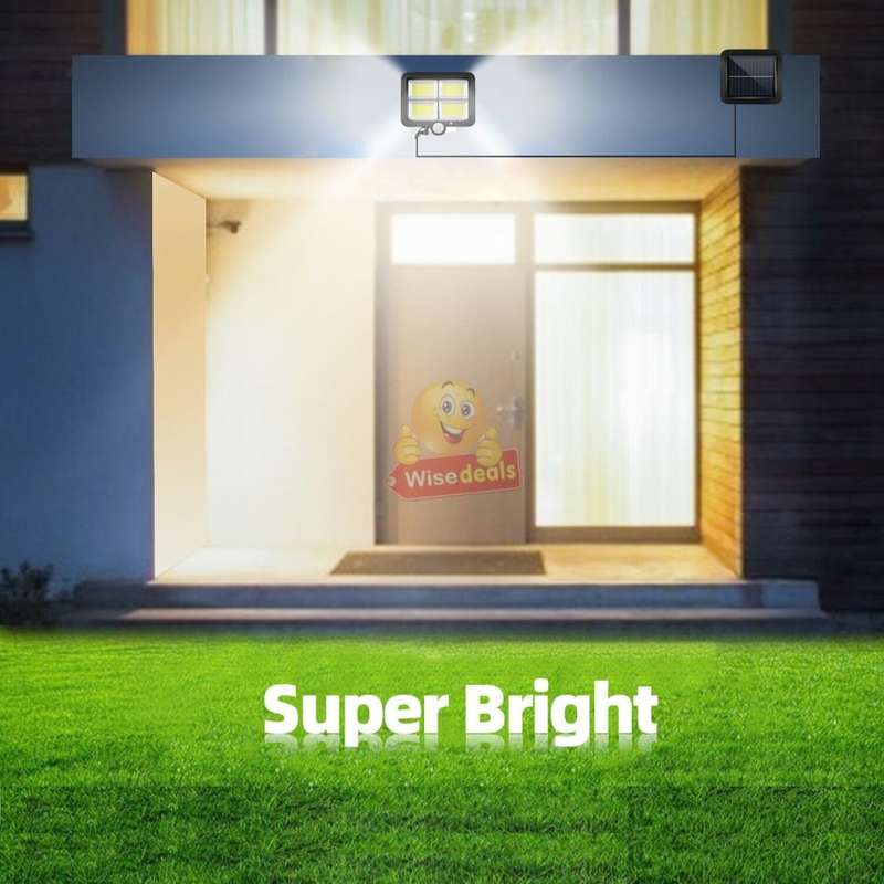 4 COB LED Multi functional SOLAR Energy Flood Light Kit with Remote Control