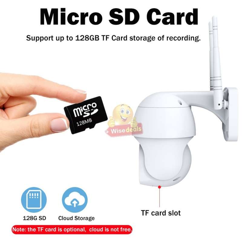 Waterproof Outdoor WIFI IP Camera, Auto Tracking, Motion Detector, Two-way Communication etc.