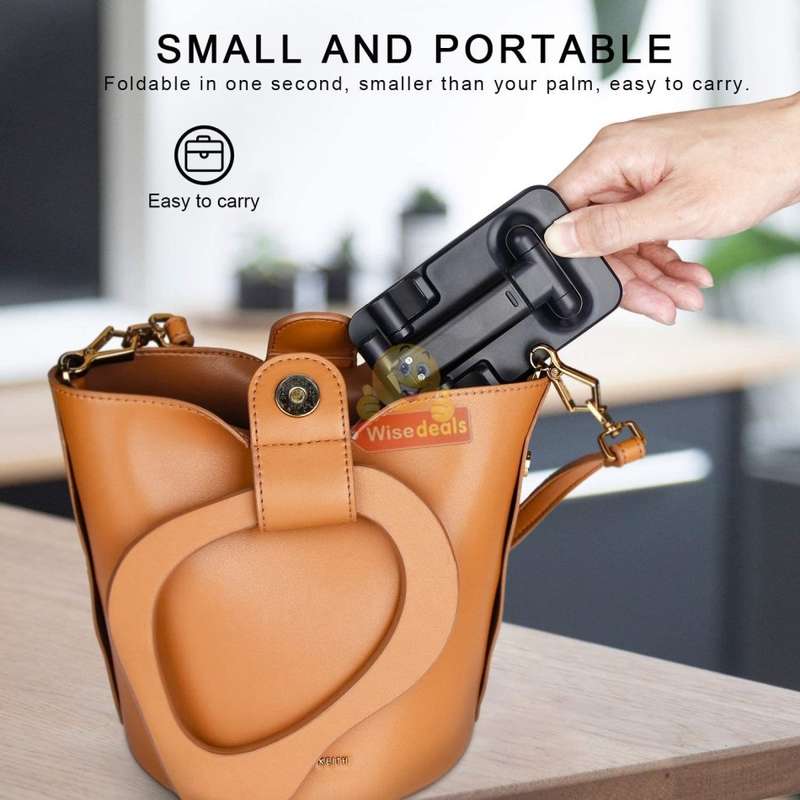 Widely Compatible phone holder, Stable Base, Fully Protective Anti-Slip Silicone Pad, Foldable etc