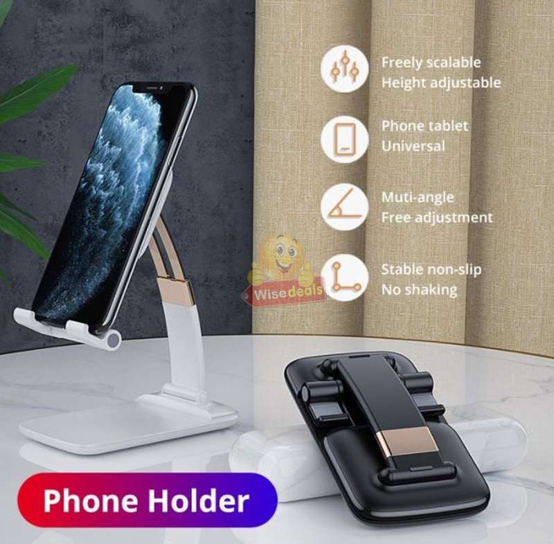 Widely Compatible phone holder, Stable Base, Fully Protective Anti-Slip Silicone Pad, Foldable etc