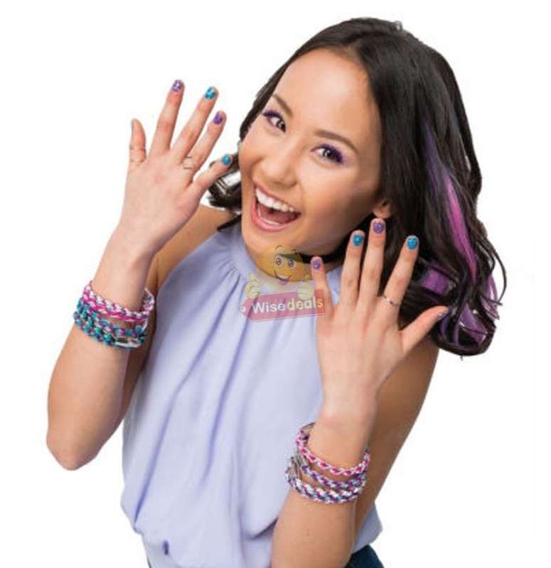 This Amazing Nail Set Comes Complete with Dryer with light, Nail Polish, Nail Gems, Separators etc.