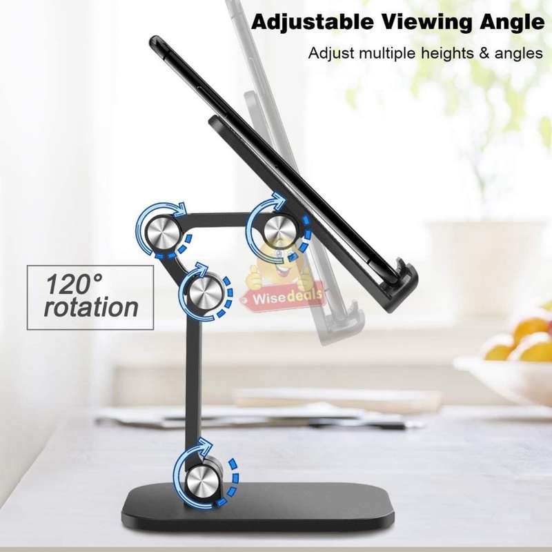 Widely Compatible phone holder, Stable Base, Fully Protective Anti-Slip Silicone Pad, Foldable etc