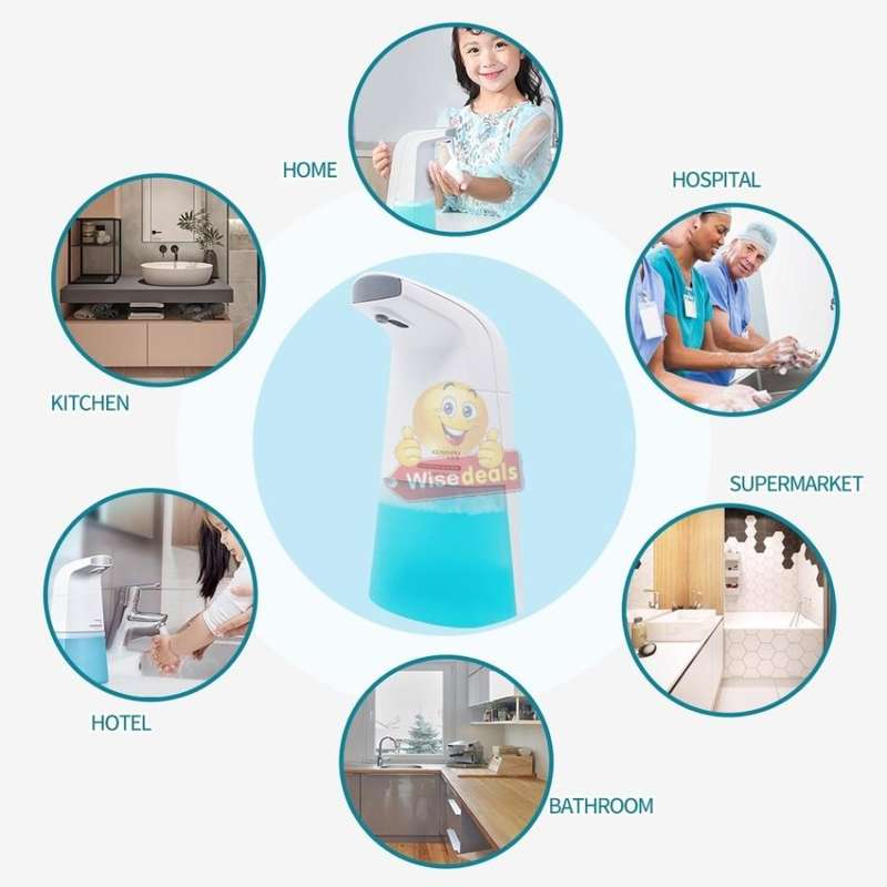 Sensor Foaming Soap Dispenser - Save Soap by diluting with water and still makes high density foam
