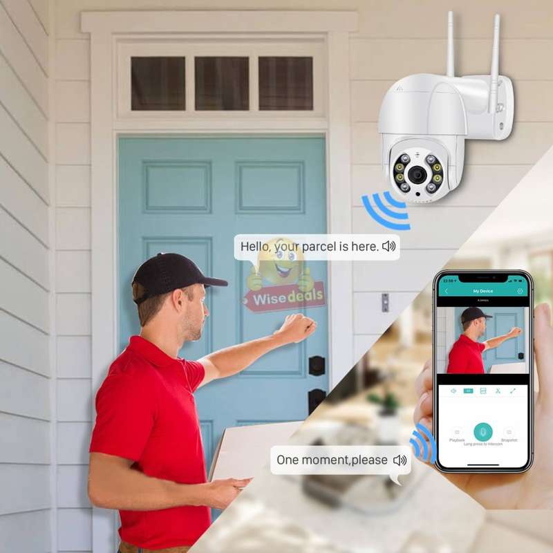 Waterproof Outdoor WIFI IP Camera, Alarm, Motion Detector, Two-way Communication etc.