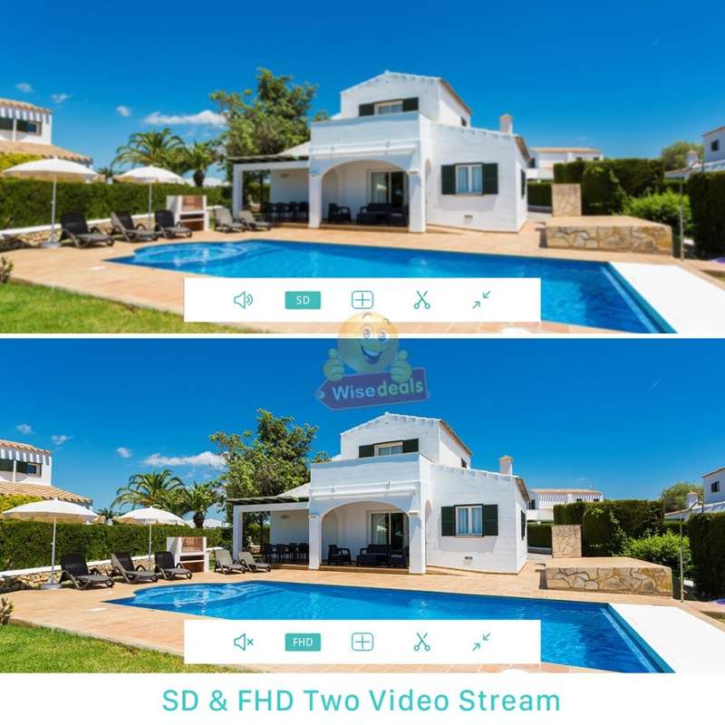 Waterproof Outdoor WIFI IP Camera, Alarm, Motion Detector, Two-way Communication etc.