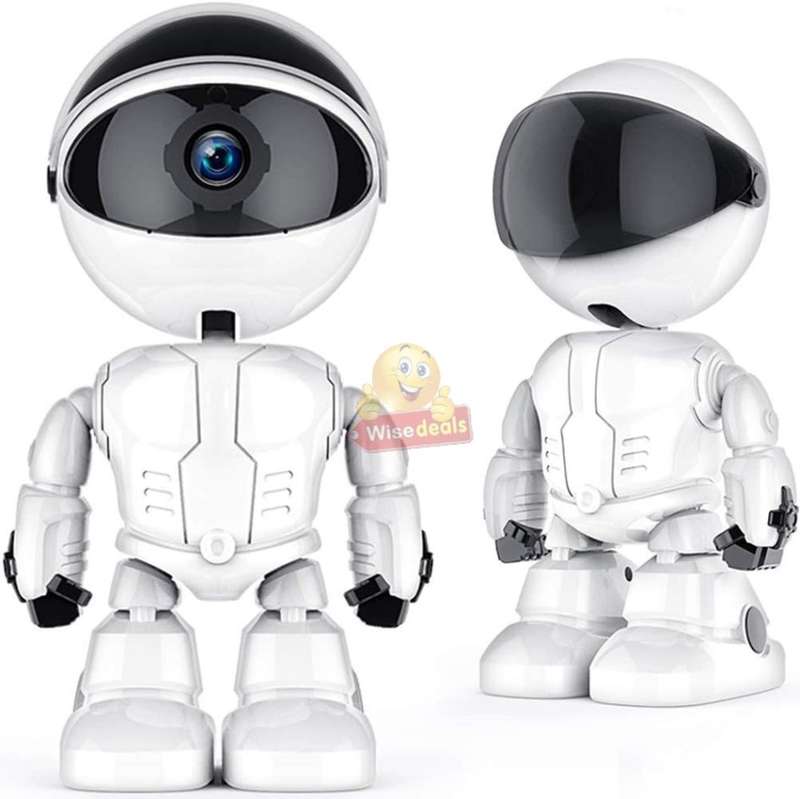 Wireless ROBOT WIFI IP Security Surveillance Camera, Motion Detection, Two way Talk, Tracking...