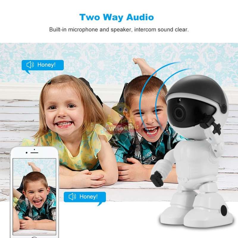 Wireless ROBOT WIFI IP Security Surveillance Camera, Motion Detection, Two way Talk, Tracking...