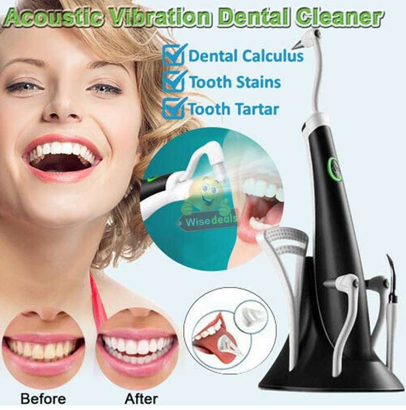 Electric Ultra-Sonic Acoustic Vibration Tooth Cleaner & Calculus Remover for beautiful teeth