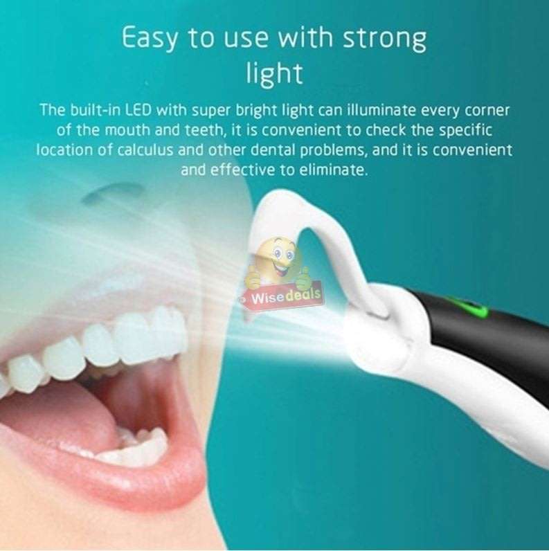 Electric Ultra-Sonic Acoustic Vibration Tooth Cleaner & Calculus Remover for beautiful teeth