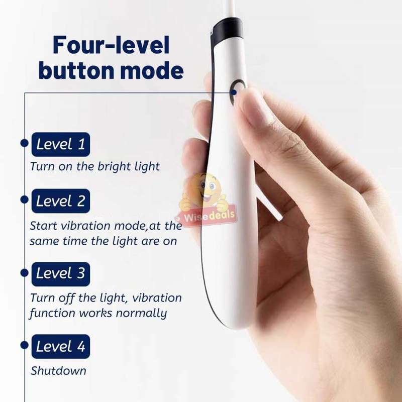 Electric Ultra-Sonic Acoustic Vibration Tooth Cleaner & Calculus Remover for beautiful teeth