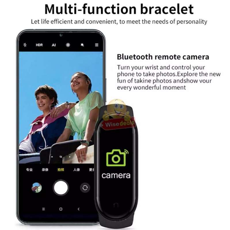 Bluetooth Fitness Watch - Monitor Heart Rate, Blood Pressure, Blood Oxygen, Sport, Calorie, Distance