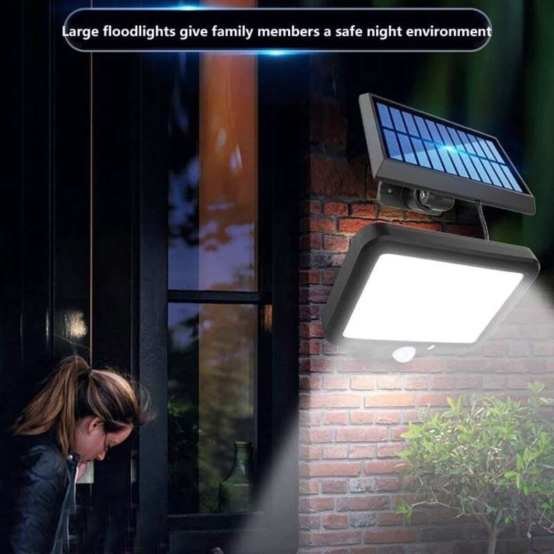 COB LED SOLAR Flood Light Kit with Remote Control