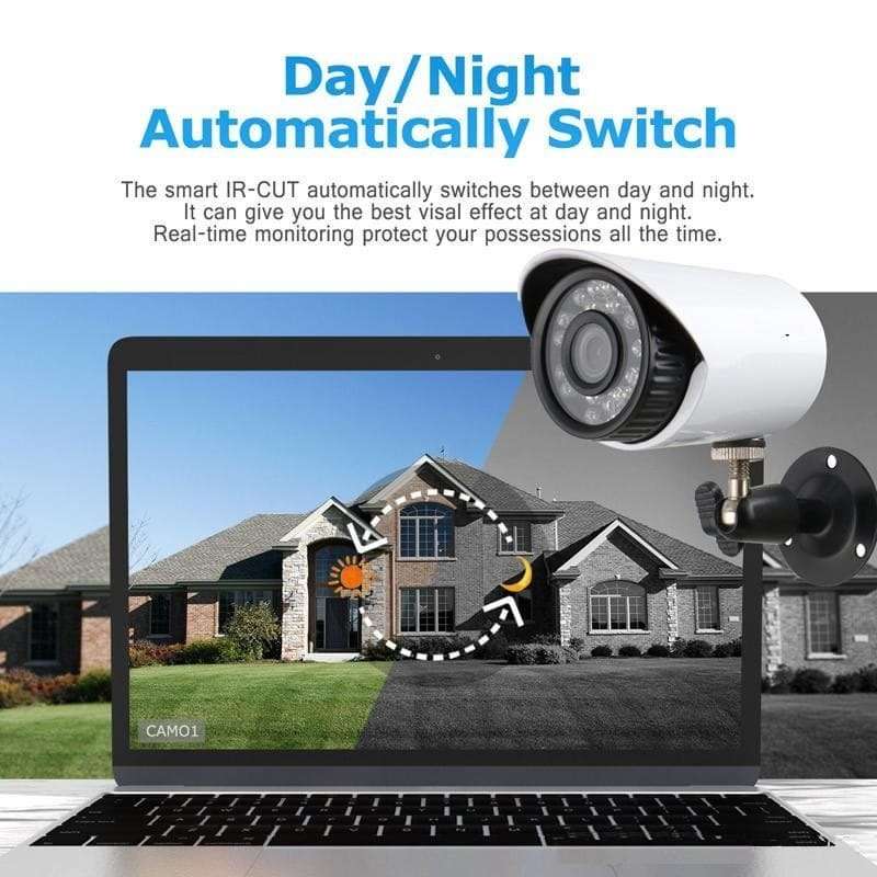 AHD 4 Channel CCTV Surveillance Camera Kit
