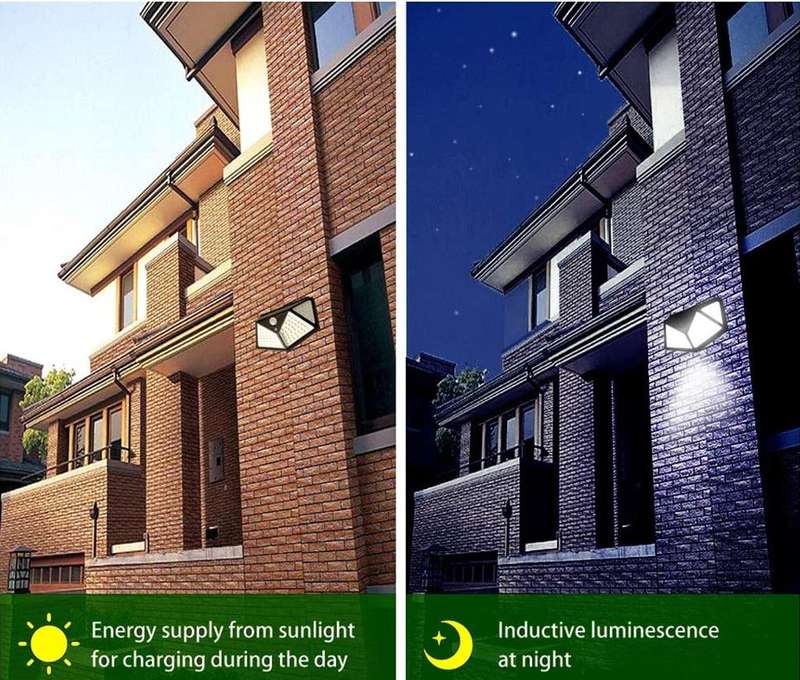 114 LED Solar Sensor Wall Light