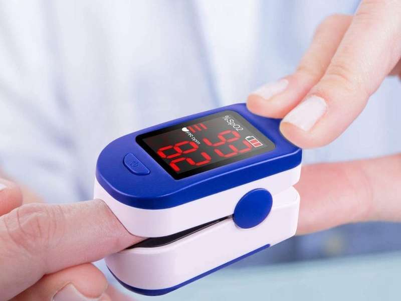 Colour LED Display Pulse Oximeter with Pulse, Heart Rate & Blood Oxygen function