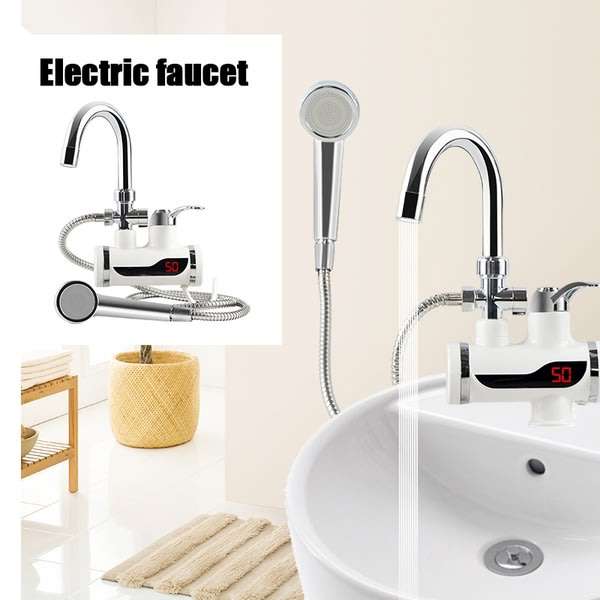 Electric Instant Hot and Cold Water Shower Faucet