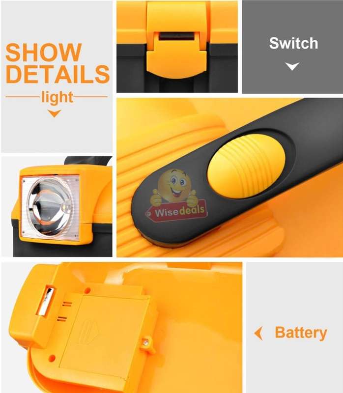 Flashlight Storage Box - perfect for tools, fishing gear, medicines etc.
