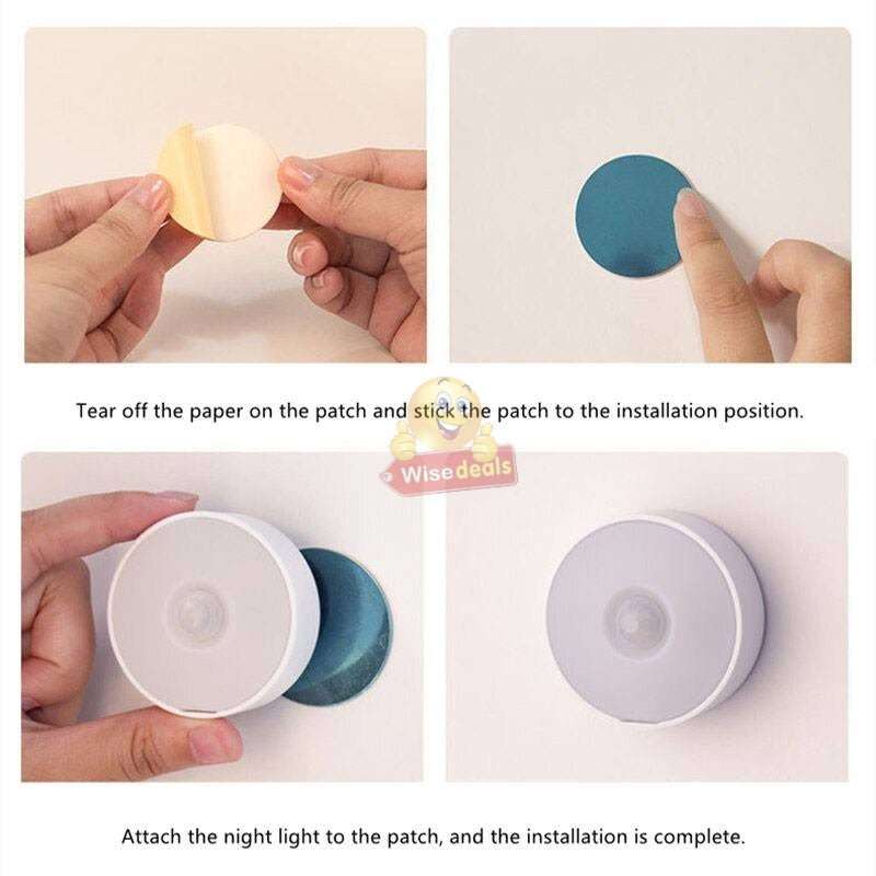 Motion Sensor Night Light with USB Cable