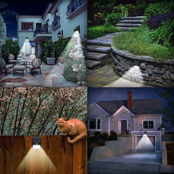 Motion Sensor LED Solar Wall Light
