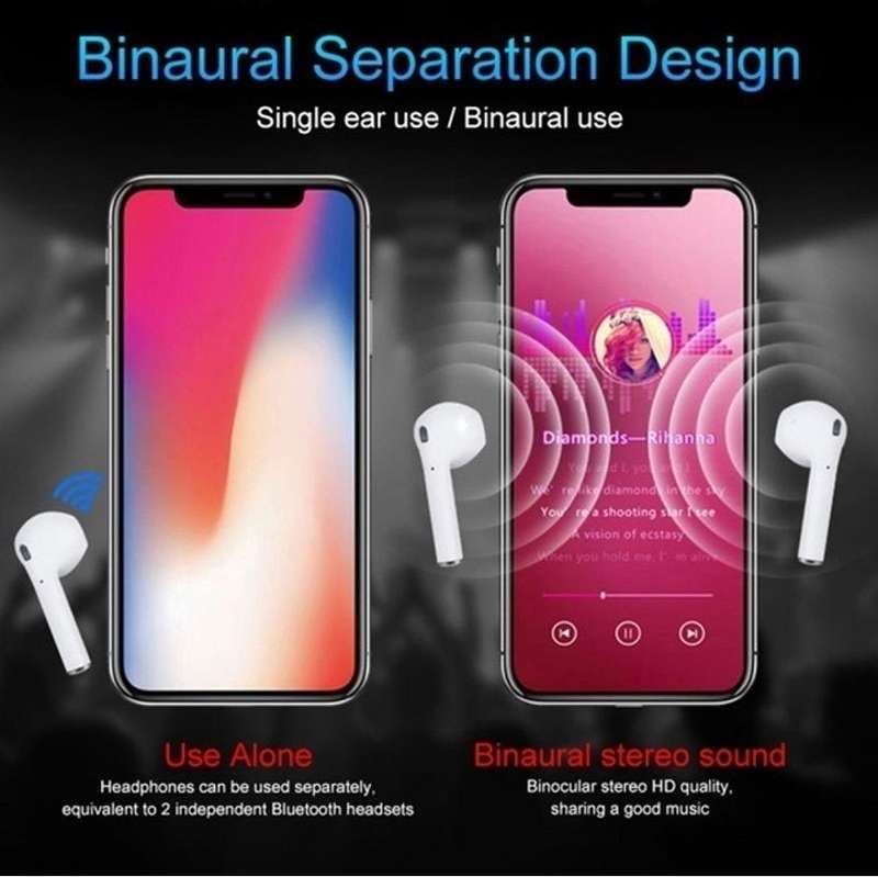i12 Wireless Stereo Bluetooth Headphones