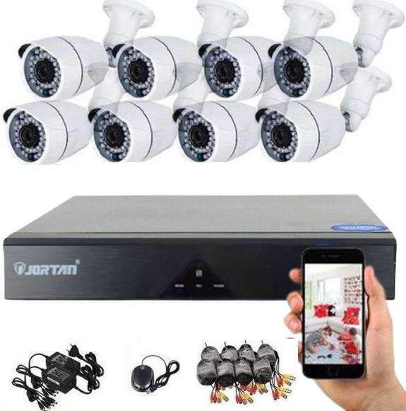 AHD 8 Channel CCTV Surveillance Camera Kit
