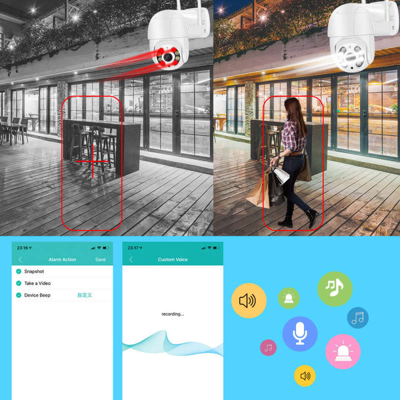 Waterproof Outdoor WIFI IP Camera