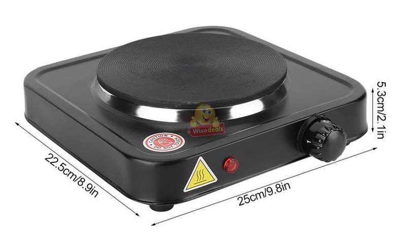 Electric Hot Plate, Energy Saving, Compact and Easy to Store