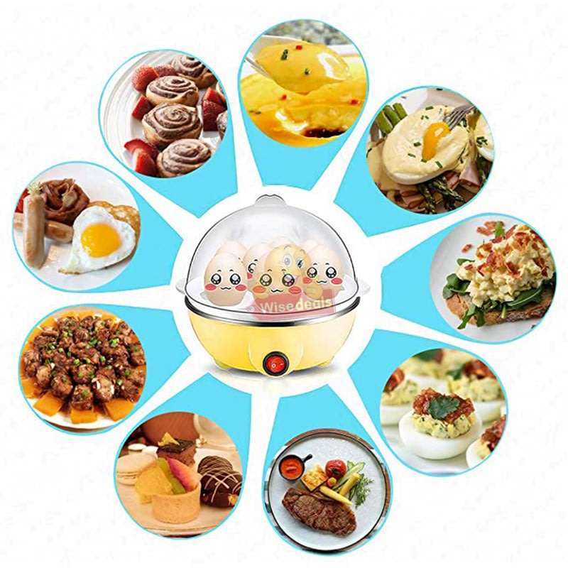 Electric Steamer - Boil eggs, Cook or Warm Food in Minutes, Easy and Safe