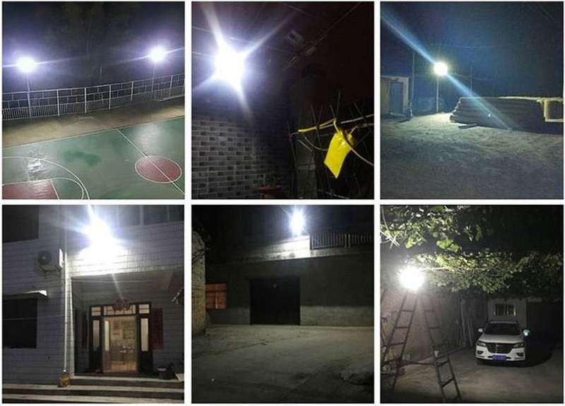 100W Solar Flood Light Wireless Remote Control